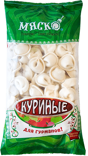 Пельмени "Куриные",ТМ Мяско, 0,800