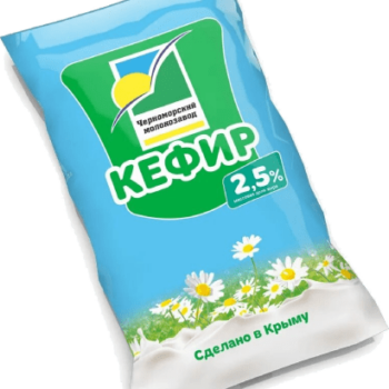 Кефир 2,5% 900 гр., ПЭТ, ЧЗПТ